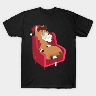 Santa Claus Horse T-Shirt